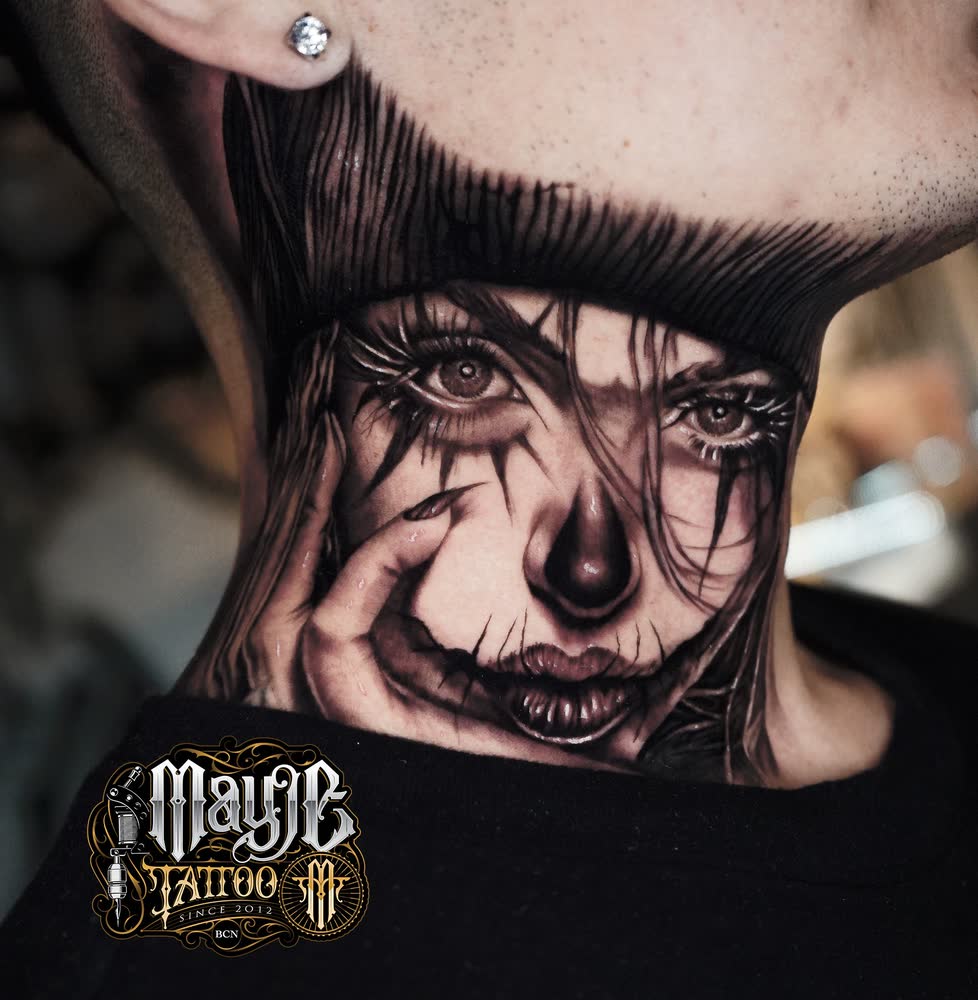 Tatuaje de realismo a color realizado por Michael Salazar